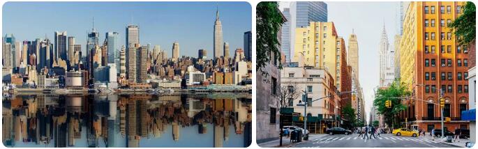 Cities in New York